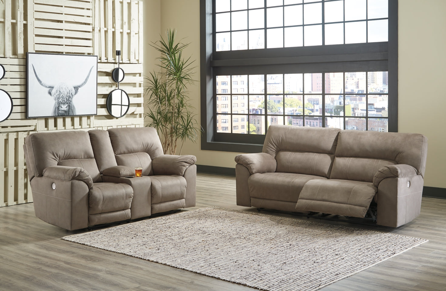 Cavalcade Sofa and Loveseat - PKG007329 - furniture place usa
