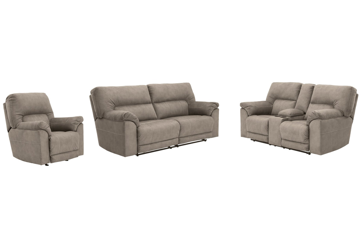 Cavalcade Sofa, Loveseat and Recliner - PKG007332 - furniture place usa