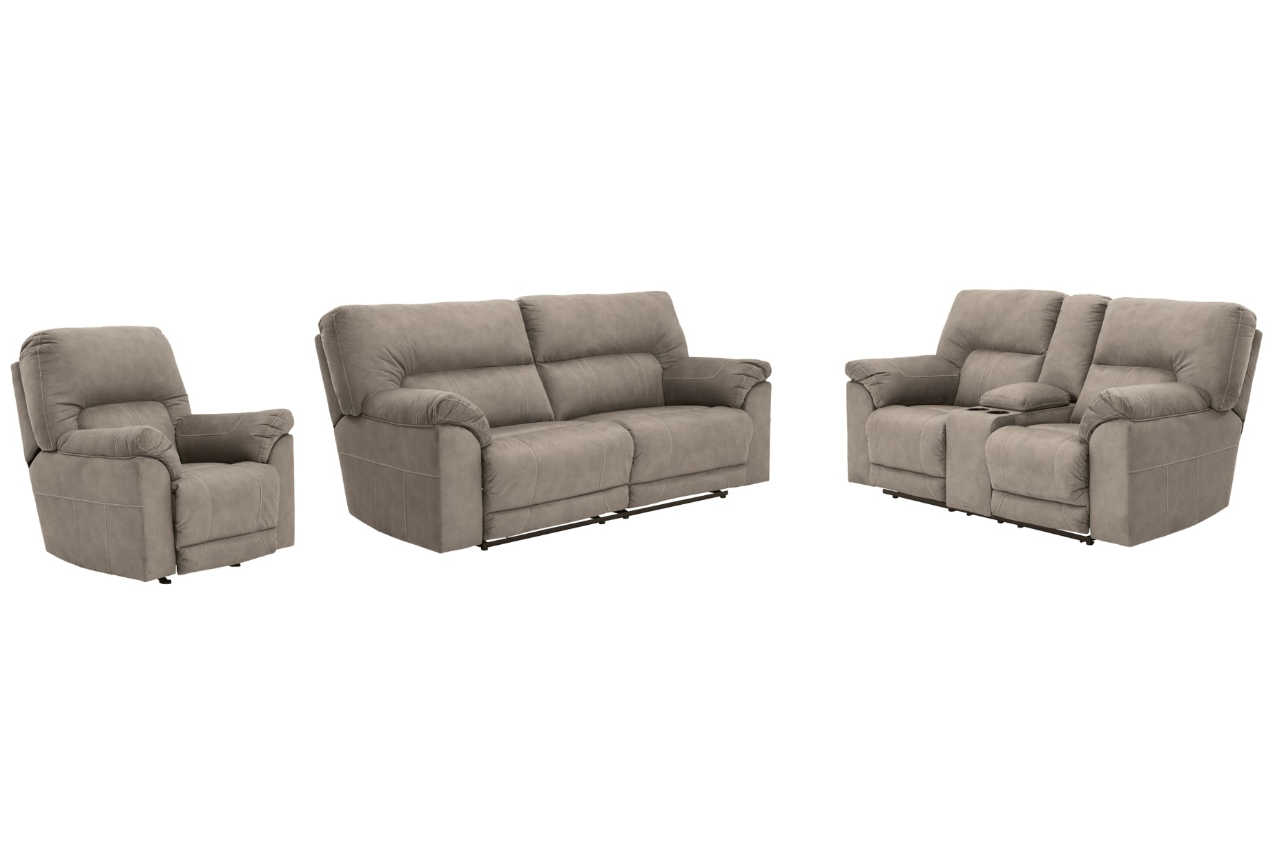 Cavalcade Sofa, Loveseat and Recliner - PKG007332 - furniture place usa