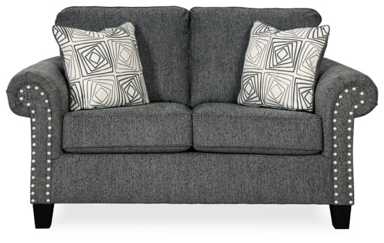 Agleno Sofa, Loveseat, Chair and Ottoman - furniture place usa