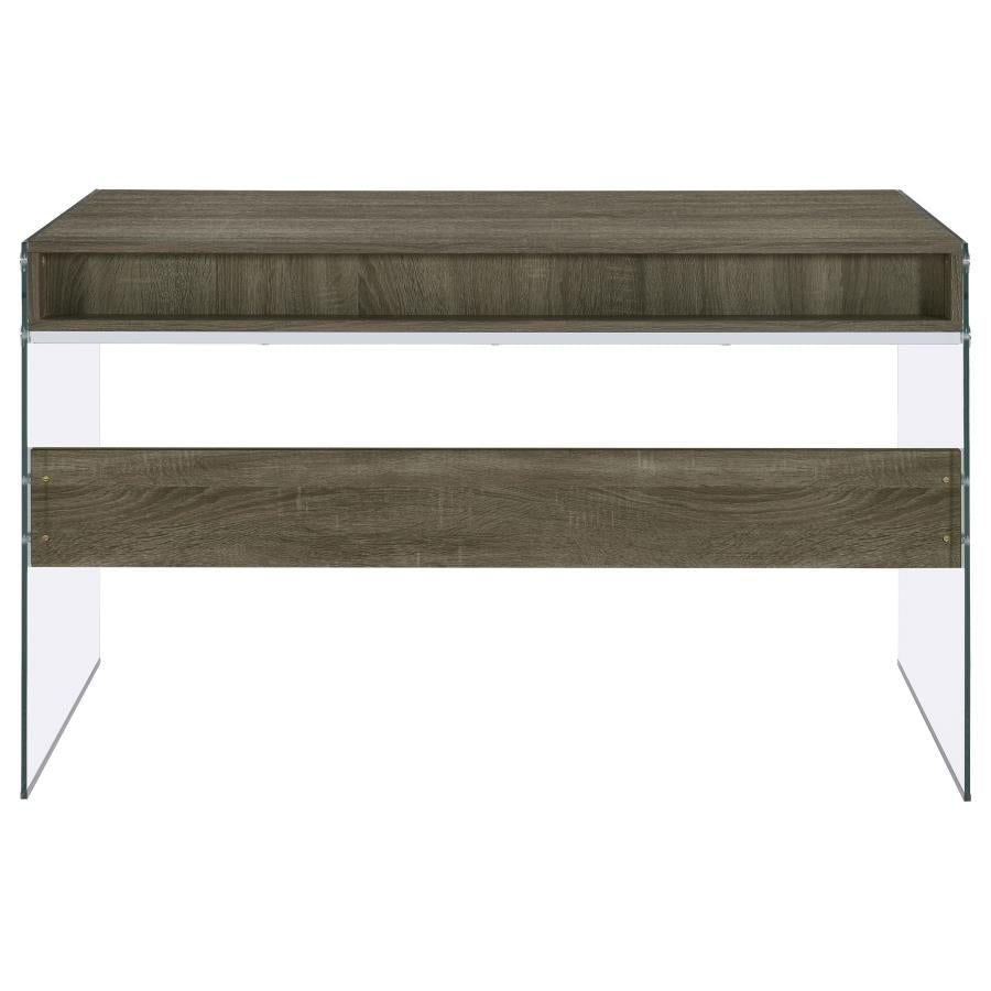 Dobrev Grey Writing Desk - furniture place usa