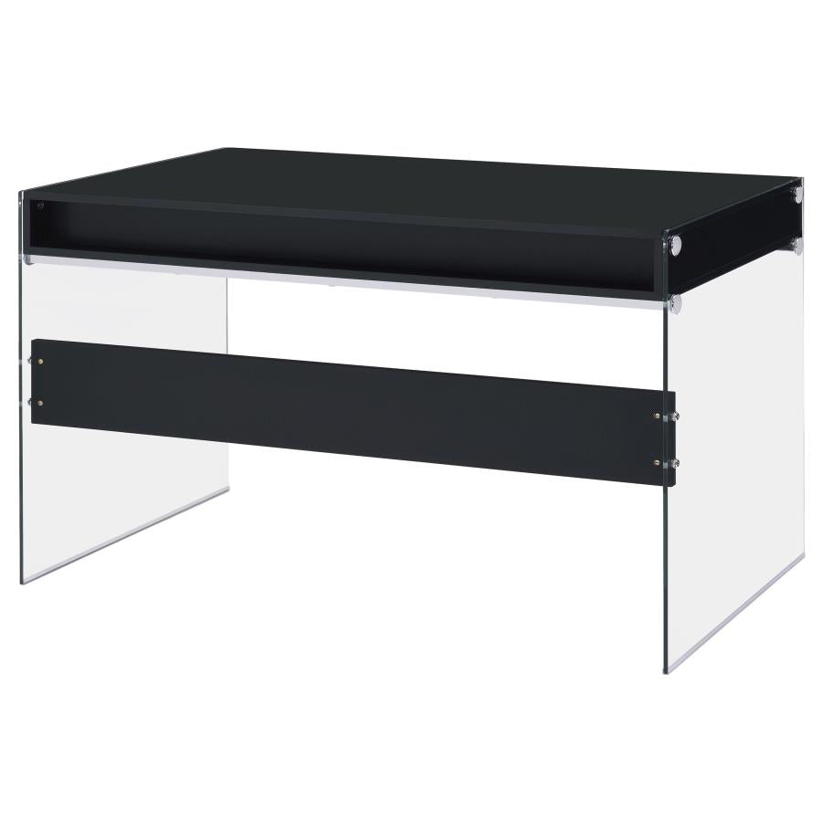 Dobrev Black Writing Desk - furniture place usa