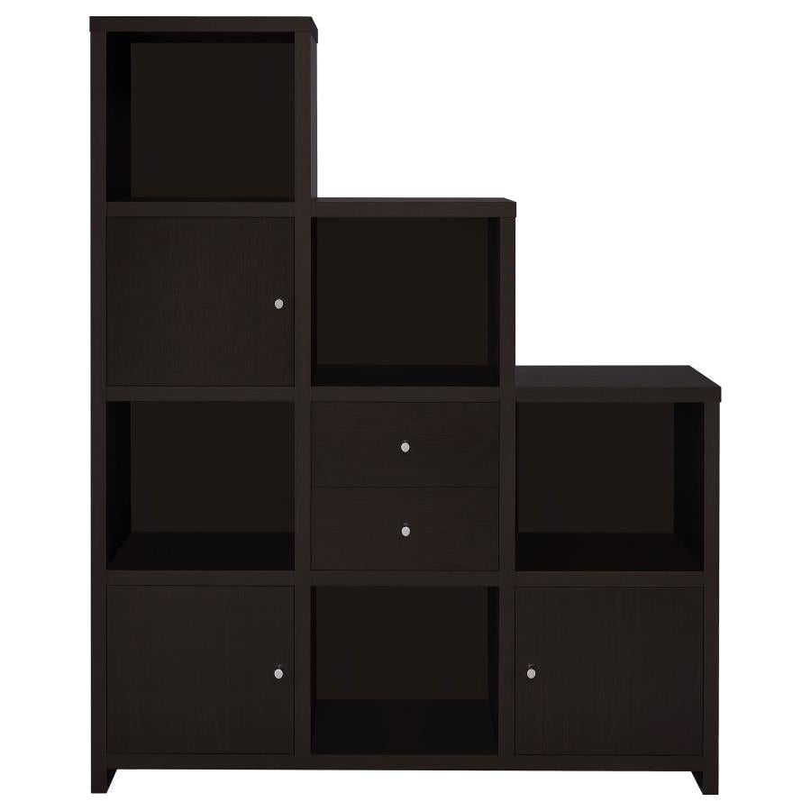 Spencer Brown Bookcase - furniture place usa