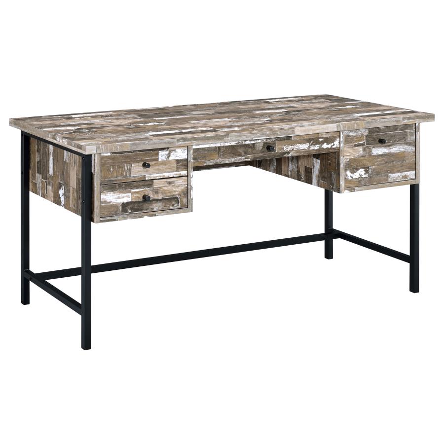 Kemper Brown Writing Desk - furniture place usa