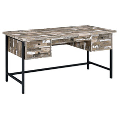 Kemper Brown Writing Desk - furniture place usa