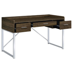 Angelica Brown Writing Desk - furniture place usa
