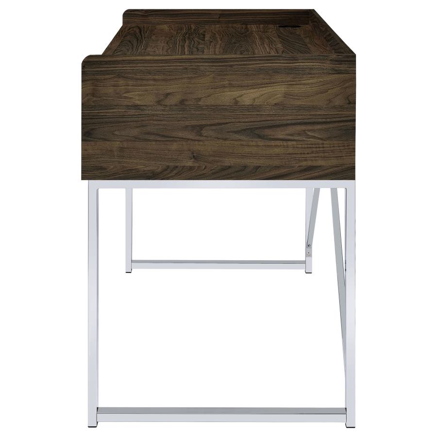 Angelica Brown Writing Desk - furniture place usa
