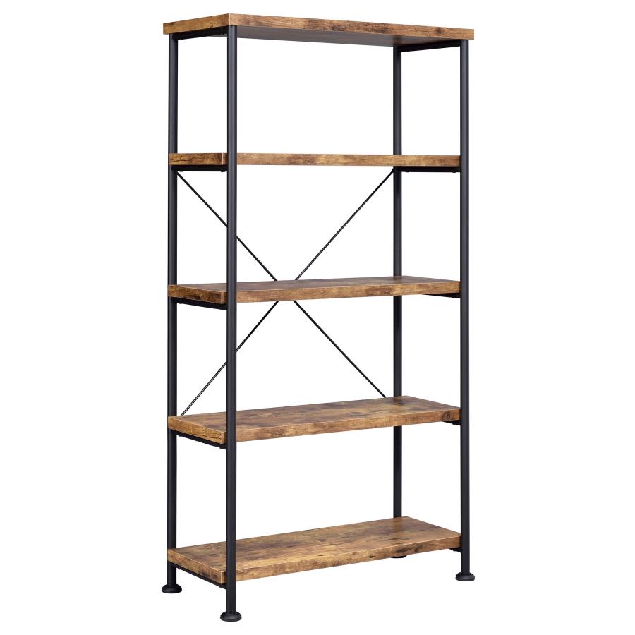 Analiese Brown Bookcase - furniture place usa