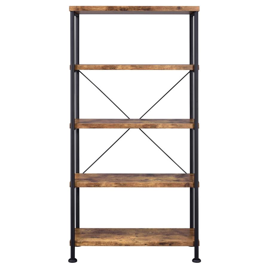 Analiese Brown Bookcase - furniture place usa