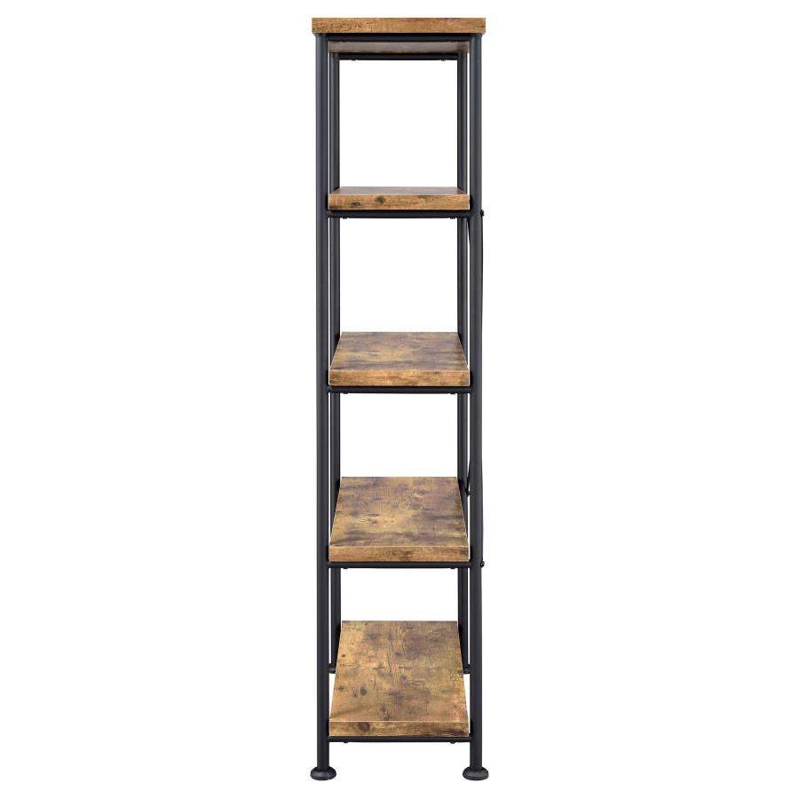 Analiese Brown Bookcase - furniture place usa