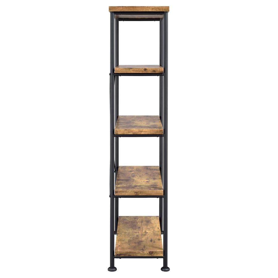 Analiese Brown Bookcase - furniture place usa
