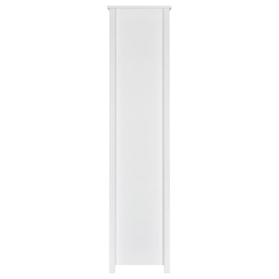 Dylan White Bookcase - furniture place usa