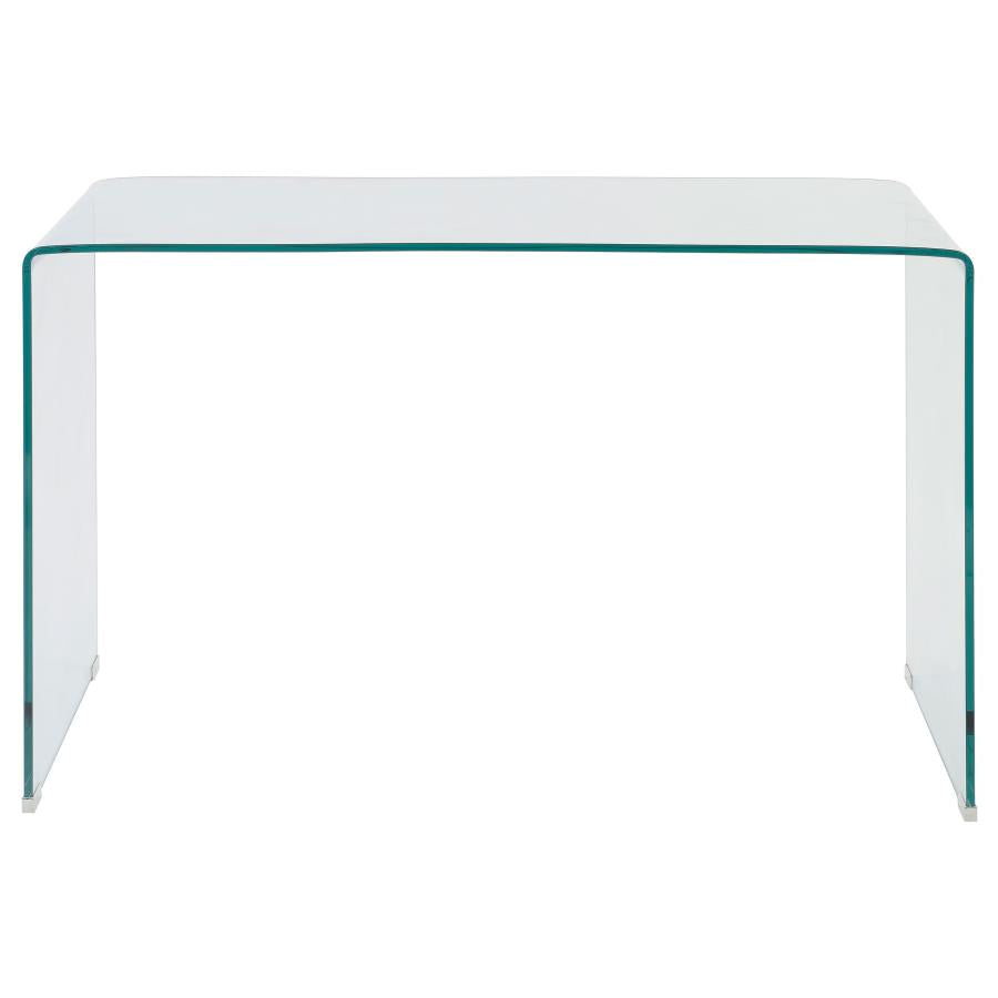 Ripley Clear Writing Desk - furniture place usa