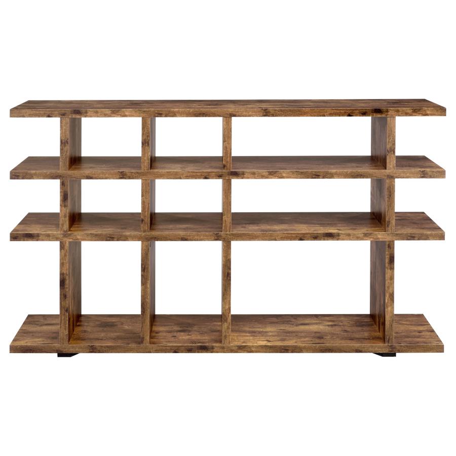Santos Brown Console Bookcase - furniture place usa