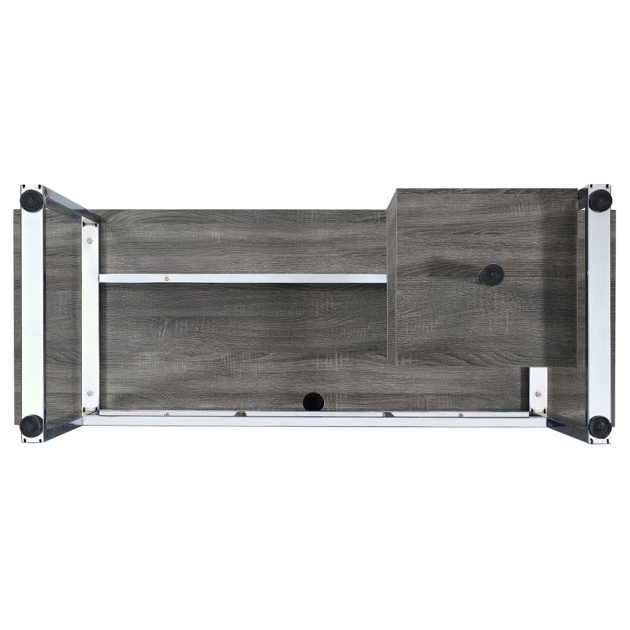Whitman Grey Computer Desk - furniture place usa
