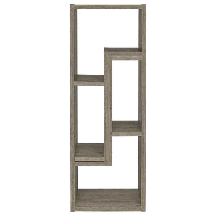 Velma Grey Bookcase / Tv Stand - furniture place usa