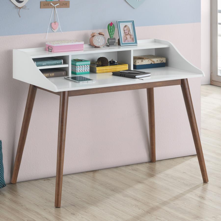 Percy White Writing Desk - furniture place usa