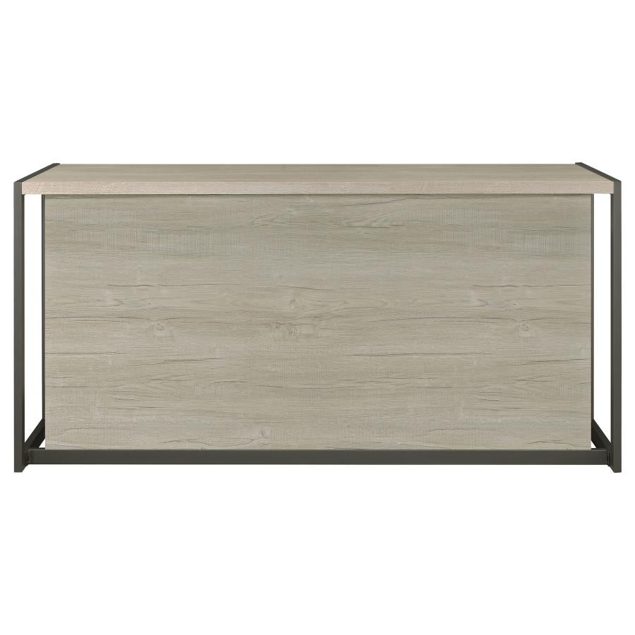 Loomis Grey Computer Desk - furniture place usa