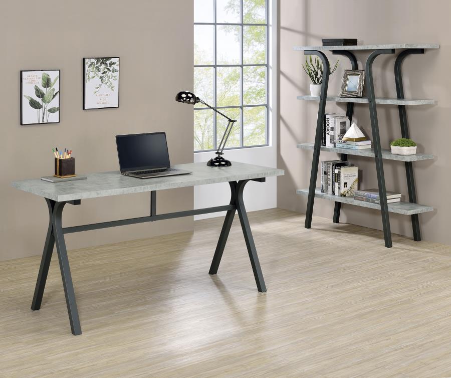 Tatum Grey Writing Desk - furniture place usa