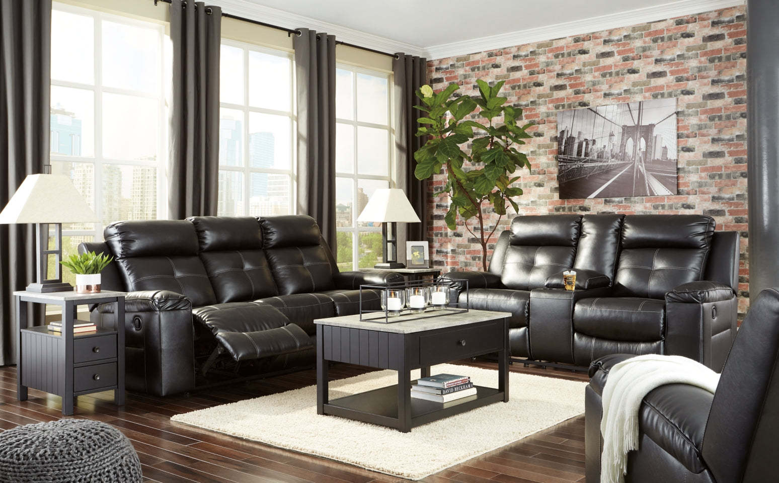 Kempten Sofa, Loveseat and Recliner - furniture place usa