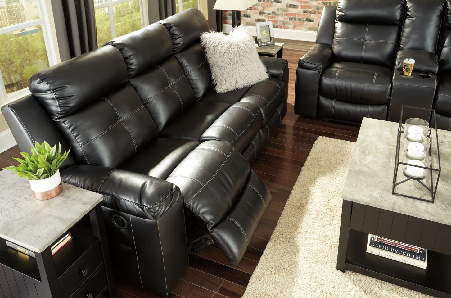 Kempten Sofa and Loveseat - furniture place usa