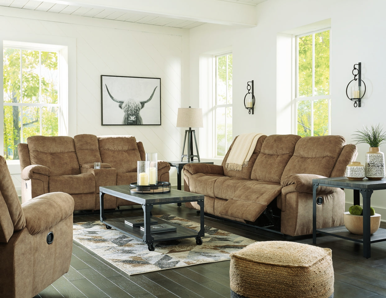 Huddle-Up Sofa, Loveseat and Recliner - furniture place usa