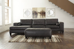 Nokomis 2-Piece Sectional with Ottoman - PKG011026 - furniture place usa