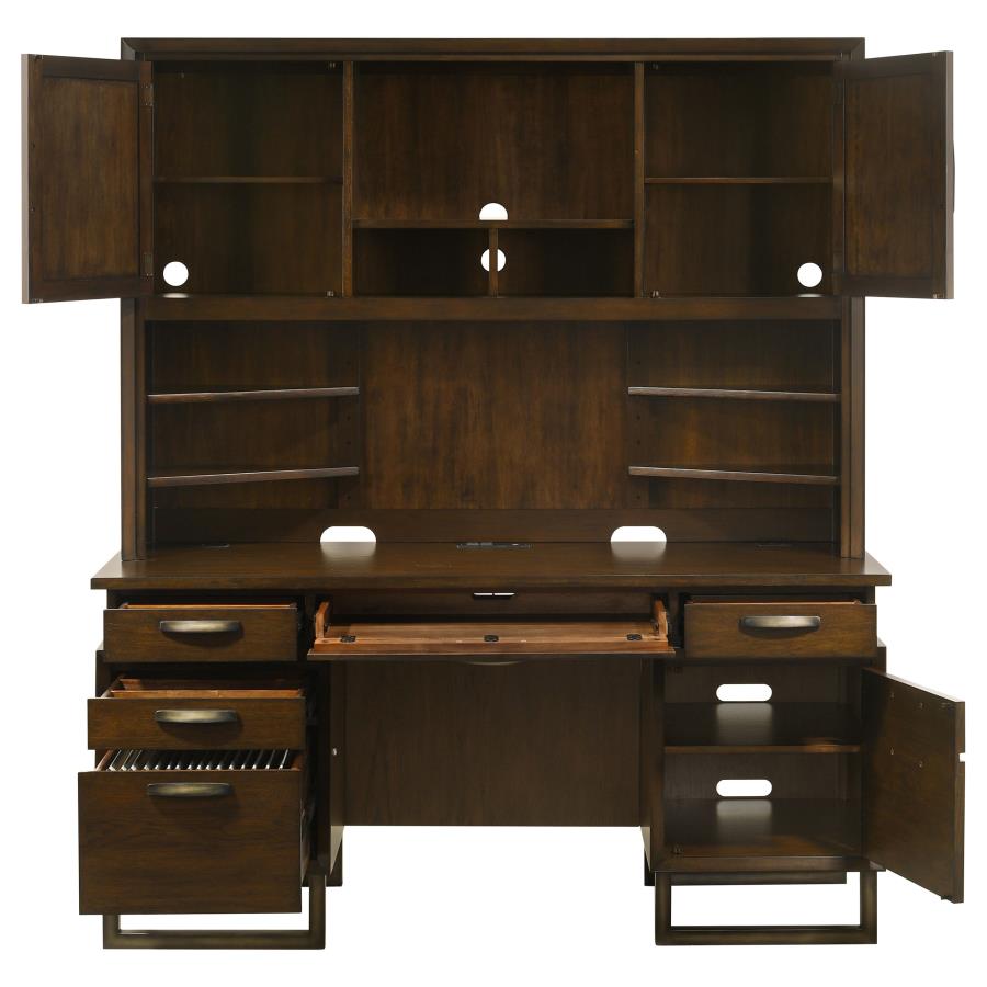 Marshall Brown Hutch - furniture place usa