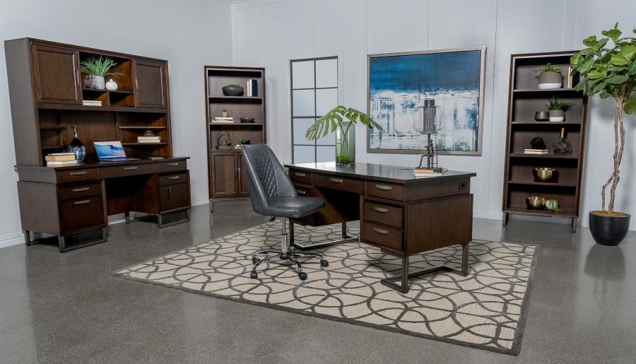 Marshall Brown Bookcase - furniture place usa
