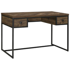 Millbrook Brown Writing Desk - furniture place usa