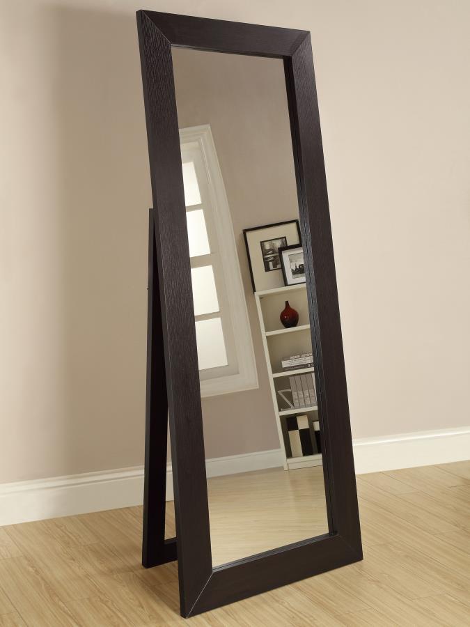 Toga Brown Standing Mirror - furniture place usa
