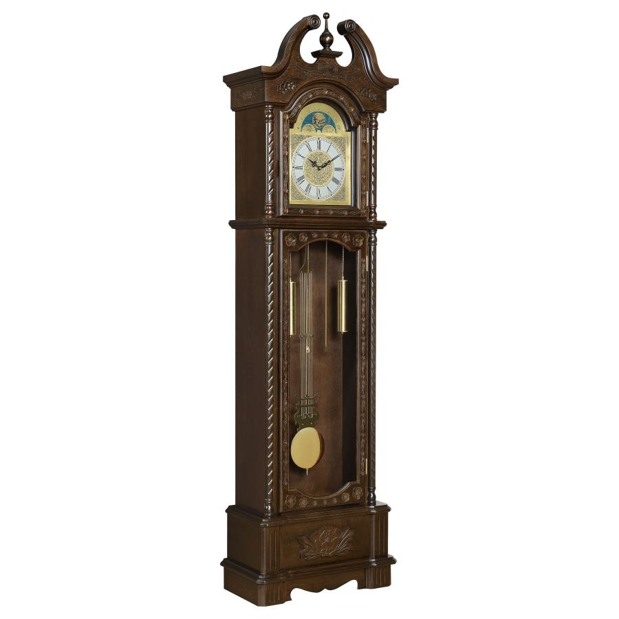 Cedric Brown Grandfather Clock - furniture place usa