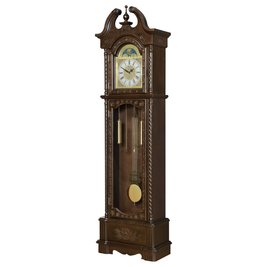 Cedric Brown Grandfather Clock - furniture place usa