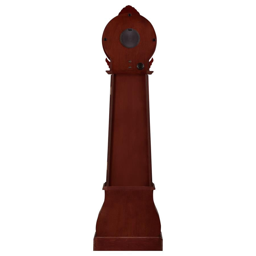 Narcissa Brown Grandfather Clock - furniture place usa
