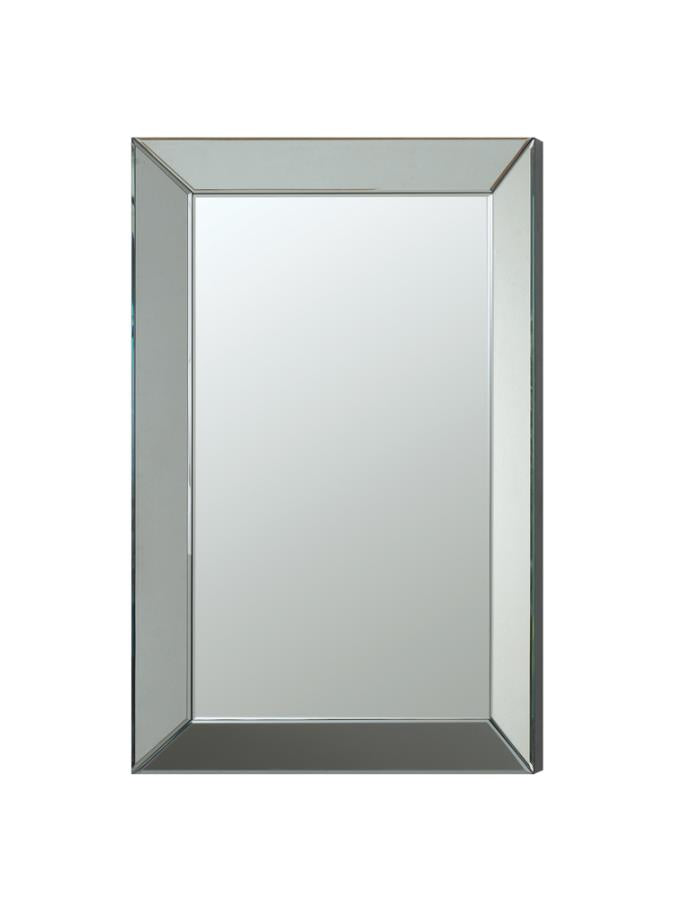 Pinciotti Silver Wall Mirror - furniture place usa