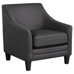 Liam Black Chair - furniture place usa
