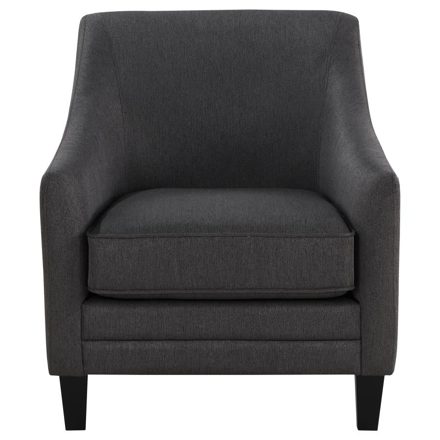 Liam Black Chair - furniture place usa