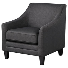 Liam Black Chair - furniture place usa