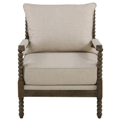 Blanchett Beige Accent Chair - furniture place usa