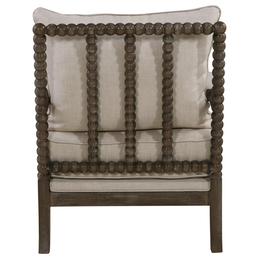 Blanchett Beige Accent Chair - furniture place usa
