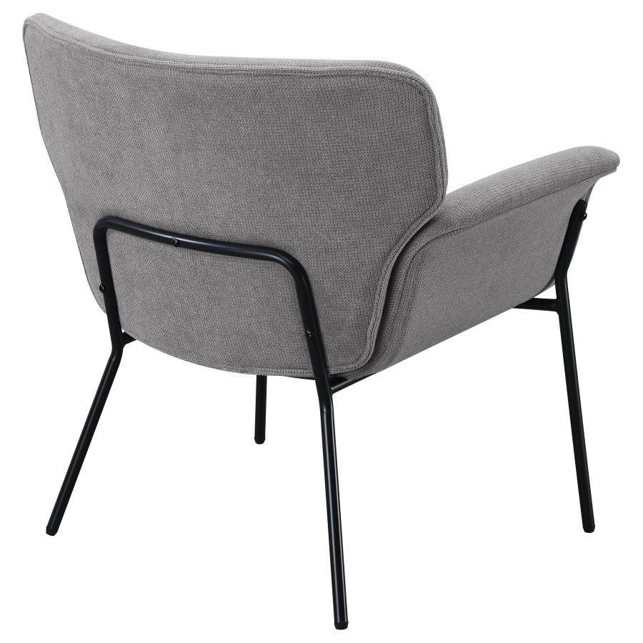 Davina Grey Accent Chair - furniture place usa
