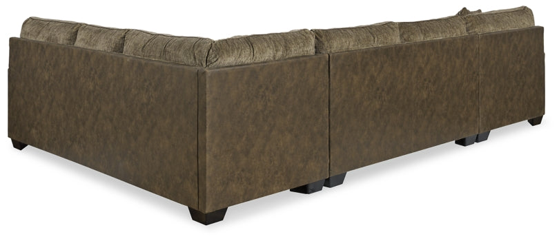 Abalone 3-Piece Sectional with Ottoman - PKG002370 - furniture place usa