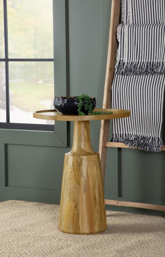 Ixia Brown Side Table - furniture place usa