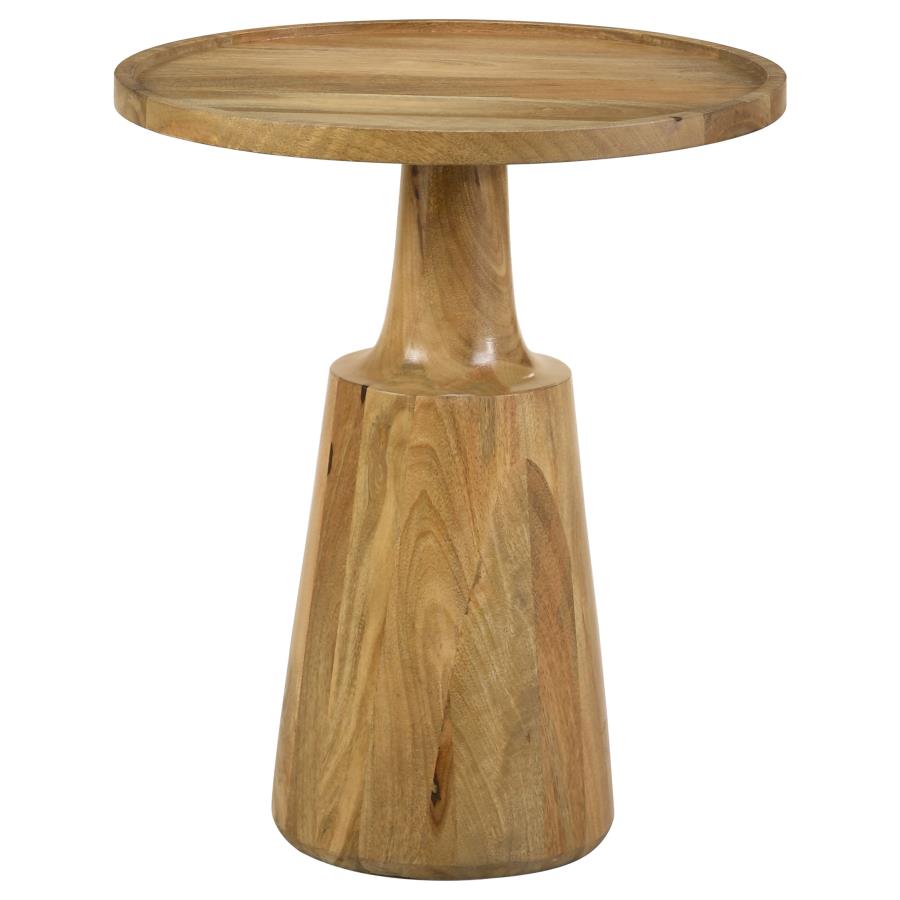 Ixia Brown Side Table - furniture place usa