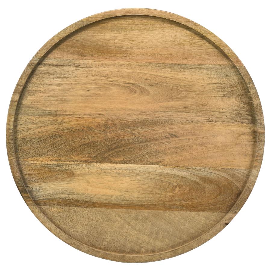 Ixia Brown Side Table - furniture place usa
