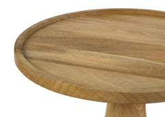 Ixia Brown Side Table - furniture place usa
