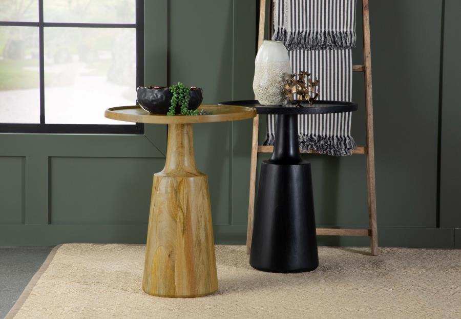 Ixia Brown Side Table - furniture place usa