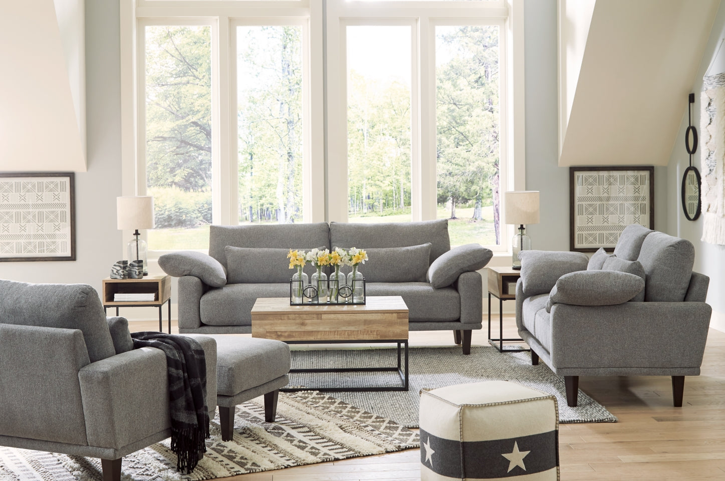 Gerdanet Coffee Table and 2 End Tables - furniture place usa