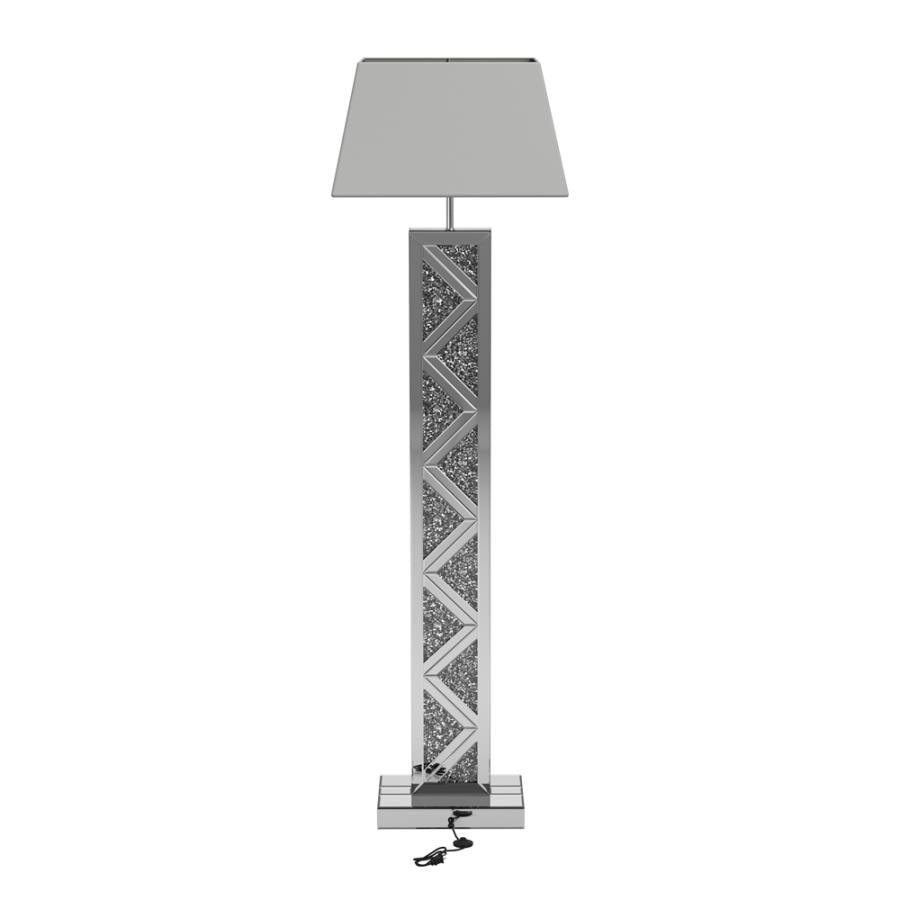 Carmen Silver Floor Lamp - furniture place usa