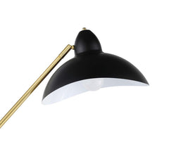 Lucien Black Floor Lamp - furniture place usa